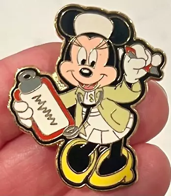 Nurse Minnie Mouse With Stethoscope & Clipboard Disney Parks Pin • $24.95