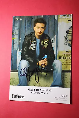 Matt Di Angelo (Eastenders) Signed Cast Card • £2