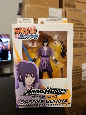 $26.70 • Buy Anime Heroes Naruto Sasuke Uchiha Rinnegan Mangekyo Sharingan 6.5  Action Figure