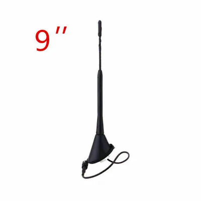 9  Inch Combo Aerial Antenna W/ Base Car Radio AM/FM Roof Mast For VW Toyota • $11.26