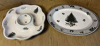 Christmas Dishes - MIKASA SPODE  Heritage Christmas Story / Spode Christmas Tree • $45.50