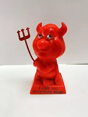 Red Devil 1971 R & W Berries Co  I Love You When You're Wicked  Gift 6  Mancave • $24.99