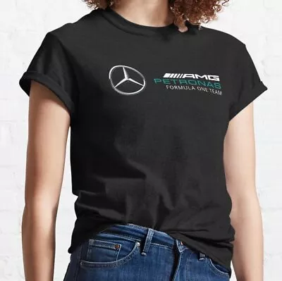 Mercedes AMG Petronas F1 Team Logo Classic T-Shirt • $6.99