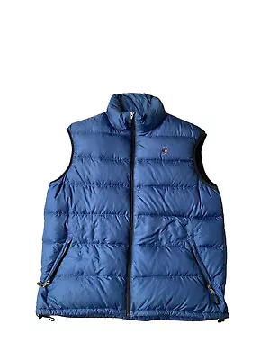 Moonstone Goose Down Gilet Mens XL Blue Zip Up  • $55.94