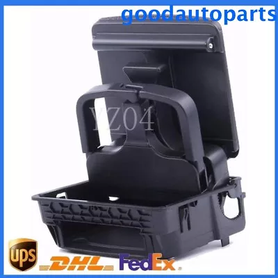 Rear Armrest Black Central Console Cup Holder For VW Jetta MK5 MK6 Golf GTI EOS • $22