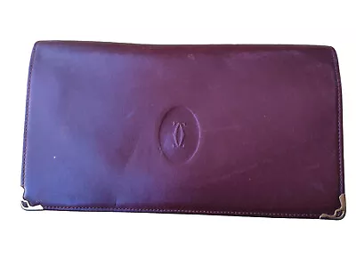 Cartier Wallets MustLine Bordeaux Leather • $20.99