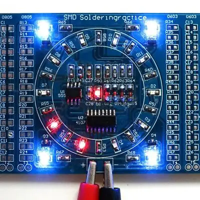 $3.02 • Buy Soldering Practice SMD Circuit Boards LED Electronic Kits DIY Project R5V6