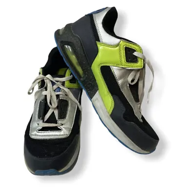 Osiris Skate Shoes Uprise Model Size 11 Black Blue Lime Green Skateboarding • $57.48