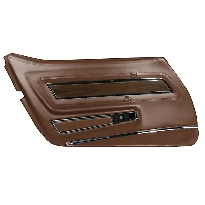 Door Panel For 1970-1972 C3 Corvette LH Complete Walnut Insert • $619.95