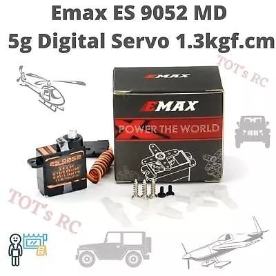 EMax ES 9052 MD 5.5g (5g) Mini Micro Servo Digital Servo RC Airplane Heli • $13.99