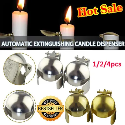 1-4pcs Candle Snuffer Automatic Fire Extinguishing Candle Snuffer Extinguisher • £3.34