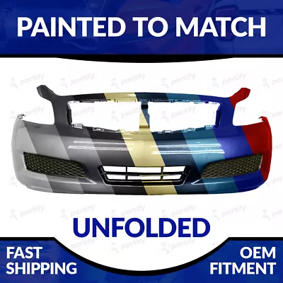 NEW Painted 2007-2009 Infiniti G35/G37 Sedan Unfolded Front Bumper W/O Tech Pkg • $391.99