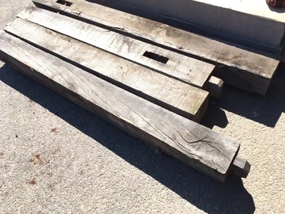 £100 • Buy Reclaimed Oak Timber / Oak Timber Posts /  Beams / Character Oak Beams 6x6