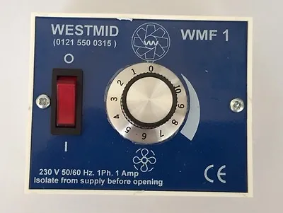 Wmf1 Branded - 1 Amp Electronic Fan Speed Controller  • £39.95