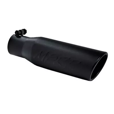 MBRP T5113BLK Exhaust Tip - 3-1/2  O.D. Angled Rolled End 2-1/2  Inlet NEW • $74.99