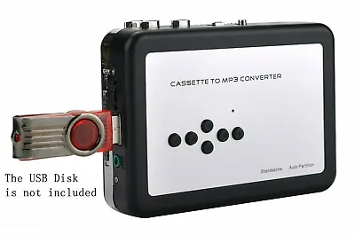 Cassette Player USB Tape To MP3 CD Converter Capture MP3 Audio No PC Required • $32.95