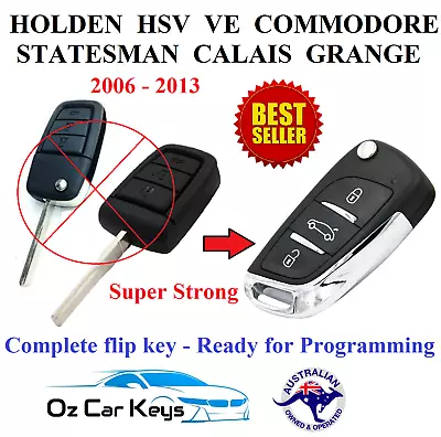 Holden Ve Commodore Hsv Sv6 Calais Statesman Grange Remote Flip Key 2006 - 2013 • $48.02