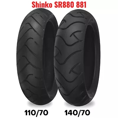 New Shinko SR880 881 Motorcycle Tire Set Front Rear 110 + 140/70 17  CBR 250 300 • $279.85