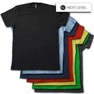 Next Level Apparel 3600 Premium Cotton T-SHIRT - 4.3 Oz Super Soft Blank Shirts • $8.25