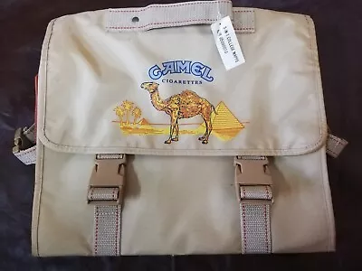 Vtg Rare Original Cigarette CAMEL College Mappe Bag Briefcase Backpack Rucksack • $169.26