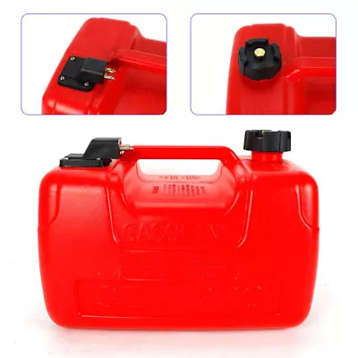 $58 • Buy 12L Portable Outboard  Marine Boat Motor Gas Tank 3 Gallon Low Profile Red