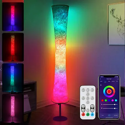 Smart LED Floor Lamp Color Changing Standing Lamp Music Sync APP Control I4D6 • $48.99