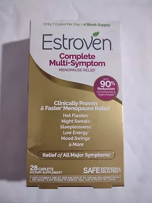 Estroven Complete Multi-Symptom Menopause Relief 28 Capsules Exp: 09/2023 • $10