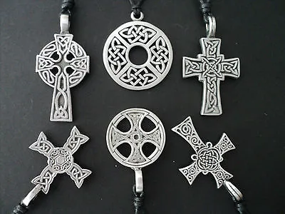 Necklace New Pewter Mens Boys Ladies Celtic Viking Adjustable Jewellery Gift • £7.99