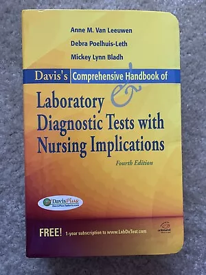 Davis's Laboratory And Diagnostic Tests With Nursing Implications (4th Edition) • $14.99