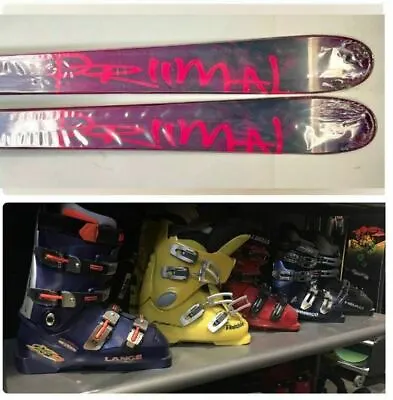 $199 • Buy Primal Twin Tip Park/All Mountain Skis 155,165CM Add Boots Package