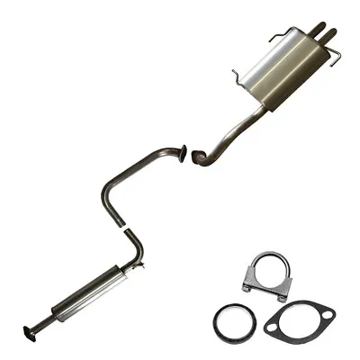 Stainless Steel Resonator Muffler Exhaust System Fits 99 - 2004 I30 I35 Maxima • $229.74