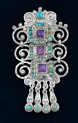 Matl Matilde Poulat Mexican  Brooch /pin  Silver Designer • $700