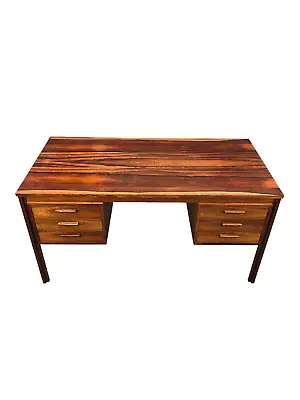 Mid-Century Rosewood Desk W/ 6 Drawers • $4000
