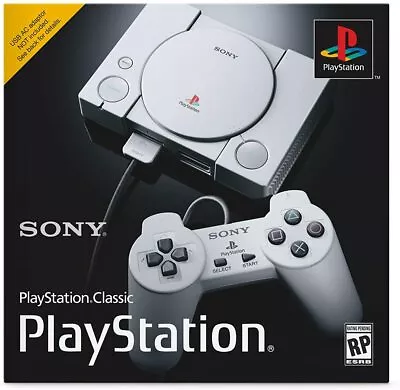 Sony Playstation Classic Mini Console: 2 Controllers + 20 Games Hdmi - Used Once • $229
