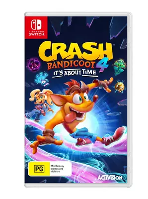 Crash Bandicoot 4: It's About Time (Nintendo Switch 2021) GREAT CONDITION • $55