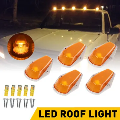 $49.70 • Buy For Ford F150 F250 F350 Cab Roof Marker Running Light Clearance Led Amber SMOKED