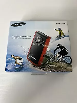 Samsung HMX-W200 HD Waterproof Video Recorder - Red And Black (Z7) 1080 Full HD • $35