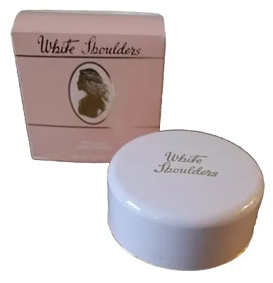 Vintage White Shoulders By Evyan 2.6 Oz Bath Dust Powder New With Box • $33.75