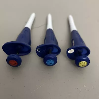 Nice Set Of 3 Gilson Microman M25M50M250 Pipette Pipetman Pipettor • $150