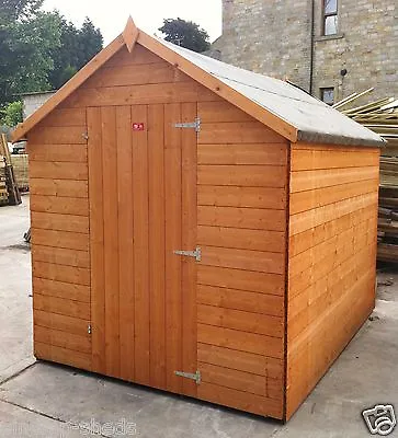 Pinelap Apex Garden Shed 12mm Tongued And Grooved Throughout Wooden T&G HUT • £420