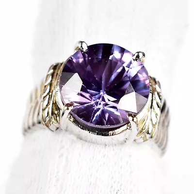 7 Cts Natural Color Change Alexandrite Antique Design 925 Sterling Silver Ring • $55.24