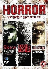 Horror Triple Collection DVD (2012) Rob Scattergood Schelenz (DIR) Cert 18 3 • £1.98