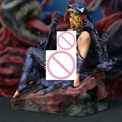 1/24 Resin Figure Model Kit Venom Attacking To Sexy Girl Unassembled Unpainted • $27.99