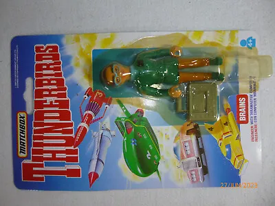 Matchbox Thunderbirds Brains Carded 1993 Figure Sealed Blister On Card • £7.50