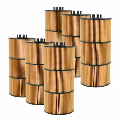 Fit Freightliner Detroit Diesel DD13 DD15 DD6 Case Of 6 Oil Filters A4721800509 • $47.17