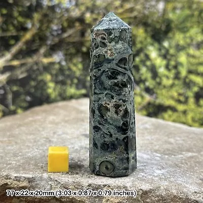 Kambaba Jasper Obelisk Point: Spiritual Healing Crystal Mineral Certified • £14.40