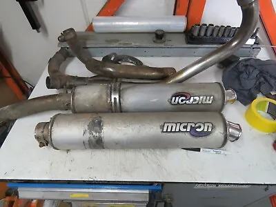 Honda Vtr 1000 Firestorm Stainless Exhaust With Micron Cans • $310.84