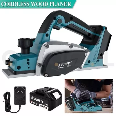 Electric Wood Planer Handheld Woodworking Tool W/Battery For Makita 18V Battery • $109.99