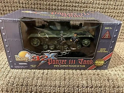 Ultimate Soldier 1:32 German Panzer III Tank With Two Crew Members No 20330 • $53.50