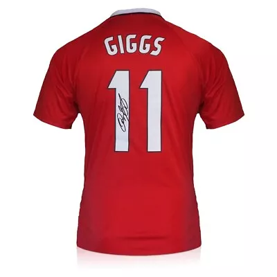 Ryan Giggs Signed Manchester United 1999 UCL Football Jersey • $293.80